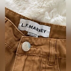 L.F. Markey Women's Cropped Ankle Pants in Tan